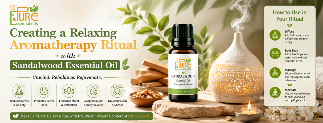 Creating a Relaxing Aromatherapy Ritual with Sandalwood Essential Oil
